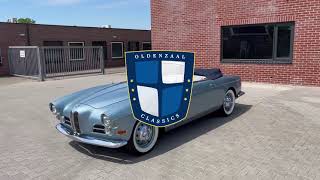 BMW 503 Cabriolet  Series II 1958  Oldenzaal Classics [upl. by Orvah]