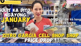 January Price Drop  Sobrang Sulit ngayong 2024  Zitro Garcia Cell Shop [upl. by Aloke]