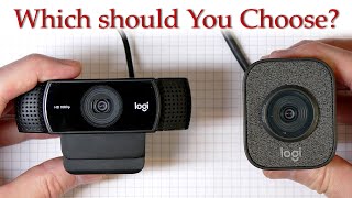 ReviewTest Logitech c922 Pro HD vs Logitech StreamCam HD  Webcam Comparison [upl. by Halliday]