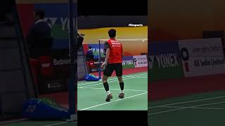 Favorite backhand smash  😍leeziijia badminton [upl. by Featherstone]