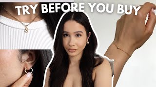 the BEST way to buy jewelry  try on haul Talisa Jewelry [upl. by Airotnes]