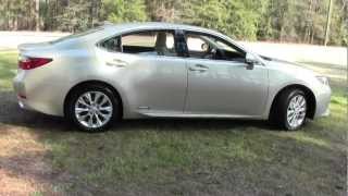 2013 Lexus ES300h Hybrid Sedan Detailed Walkaround [upl. by Airemahs]