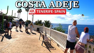 TENERIFE  COSTA ADEJE  Walk through various Places ☀️ 4K Walk ● December 2023 [upl. by Eeldarb]