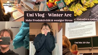 Uni Vlog  Mission 1er Studentin werden bis 2025 [upl. by Dunn]