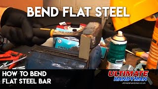 How to bend flat steel bar [upl. by Valoniah]