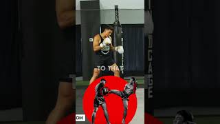 Step to powerful round kick fightingtechniques combatsport mma learntofight fightpractice [upl. by Sulohcin]