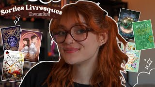 📚 Nos futur achats  💸  Sorties Livresques Novembre sortieslivresques booktube booktubeuse [upl. by Nivlag]