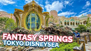 Inside the NEW Fantasy Springs at Tokyo DisneySea [upl. by Sisak248]