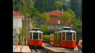 Tranvia a dentiera Strub Sassi  Superga nel 1996 [upl. by Oneida149]