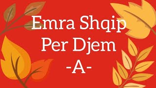 Emra shqip per djem [upl. by Gayler]