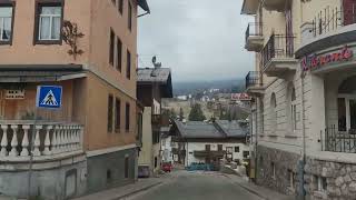 SR48 Cortina dAmpezo p Belluno Italia 4K scenic road [upl. by Luis]