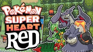 Pokemon Super Heart Red  Pokemon Rom Hack ReviewShowcase THIS IS THE WEIRDEST [upl. by Rosa]