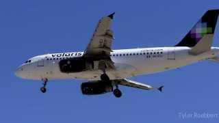 Volaris A319 Landing at San Jose International Airport [upl. by Jaquelyn]