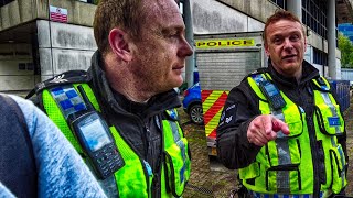 SGT TRIES TO SEIZE MY CAMERA THEN GOES HANDS ON  BTP Divisional HQ Glasgow 🏴󠁧󠁢󠁳󠁣󠁴󠁿 [upl. by Olfe]