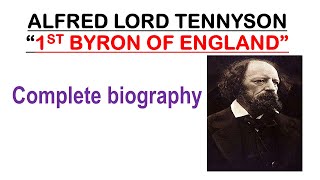 Alfred lord tennyson complete biography byradhikatripathi5396 ugcnetenglishliterature uppgt [upl. by Eelimaj994]