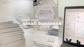 how to start a SUCCESSFUL small business in 2024 🌷📦 the ULTIMATE guide advice everything i learned [upl. by Edge]