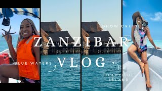 ZANZIBAR TRAVEL VLOG PT1  Mnemba island  Snorkeling  Swimming with turtles  sunset dhow ride [upl. by Roderick]