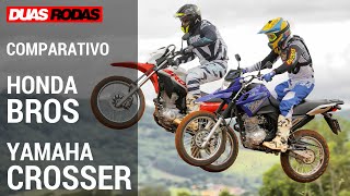 COMPARATIVO  YAMAHA CROSSER 150 x HONDA BROS 160 [upl. by Boyd]