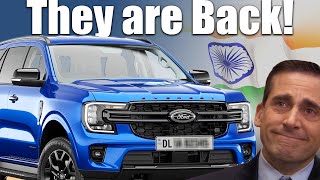 Why Ford is Returning to INDIA [upl. by Namyac287]