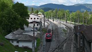 Semmeringbahn  Scheiteltunnel und Bahnhof Semmering [upl. by Noicpesnoc362]