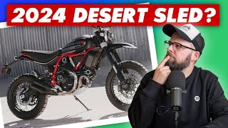 Is The Ducati Scrambler Desert Sled About To Make A Comeback In 2024 [upl. by Aselehc]