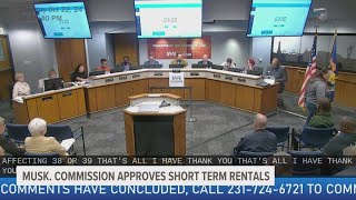 Muskegon City Commission passes short term rental amendment [upl. by Jaella20]