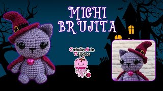 Michi Bruja gatita amigurumi  CatalinArte Tejidos [upl. by Catherin279]