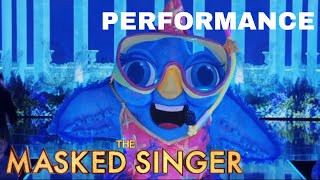 Starfish sings “Material Girl” by Madonna  The Masked Singer  Season 11 [upl. by Suhail304]