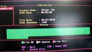 BIOSTAR TPOWER I55 BIOS アップデート方法 USBメモリ編 [upl. by Altheta]