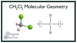 CH2Cl2 Molecular Geometry Bond Angles amp Electron Geometry Dichloromethane [upl. by Eehc]