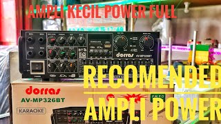 Review ampli rumahan DORRAS AVMP326BT [upl. by Allerie]