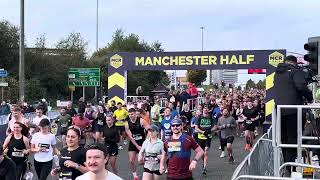 Manchester Half Marathon Purple Wave Start 13 October 2024 an amazing sight… [upl. by Dielu318]