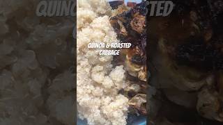 I MADE QUINOA amp ROASTED CABBAGE [upl. by Irmina166]