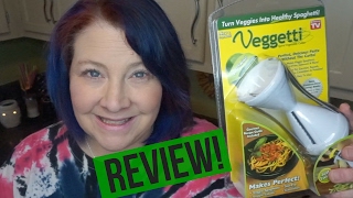 Veggetti Review As Seen On TV  and Recipe [upl. by Burkhard]