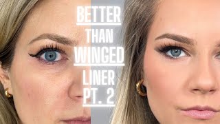 Why this HOODED Eye makeup technique is Better than Winged Eyeliner Pt2 [upl. by Crenshaw]