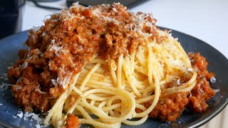 Spaghetti bolognese How to make bolognese sauce Bolognese Recipe [upl. by Narruc919]