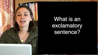 What is an exclamatory sentence Function vs Form [upl. by Nomad]