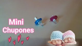 Como hacer mini chupones Tutoriales Maira💖 [upl. by Trebor]