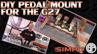 DIY Pedal Mount for Logitech G27 Pedals [upl. by Buller]