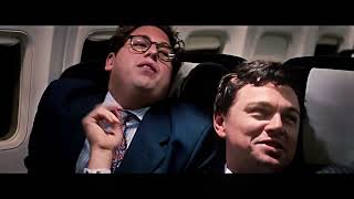 Wolf of Wall Street 4K Scene ∙ Chaos in the Airplane Jordan Belfort Gets Tied Up in His Chair [upl. by Johna]