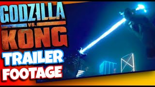 Godzilla Vs Kong 2021 TRAILER FOOTAGE  BREAKDOWN [upl. by Fawn]