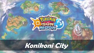 Konikoni City Slow ver  Pokemon Sun and Moon OST [upl. by Alasteir]