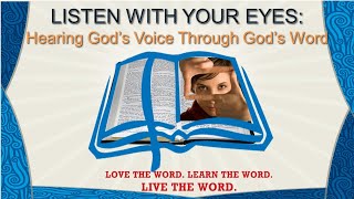 9 1 24  Listen With Your Eyes  Why Can I Trust the Bible Part 1 [upl. by Nim886]