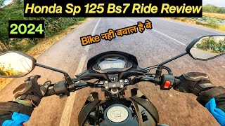 New Honda SP 125 2024 Model Ride Review New Price Mileage Service Full Review  New Changes [upl. by Wyatt]