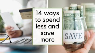 14 Financial Hacks and Mindset Shifts to Spend Less and Save More [upl. by Orren]