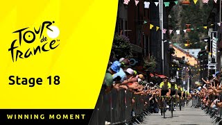 A SPECIAL VICTORY  Stage 18 Tour de France 2024 Highlights [upl. by Aleit504]