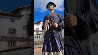 gigantes de lekunberri erraldoiak gegants shorts Navarra folklore tradiciones arteycultura [upl. by Fernandez]