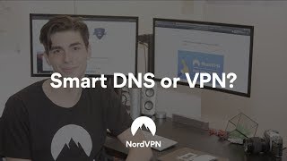 Smart DNS vs VPN Explained  NordVPN [upl. by Nauqahs262]