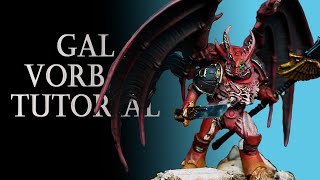 How to Paint Word Bearers Gal Vorbak and Argal Tal for The Horus Heresy [upl. by Yran]