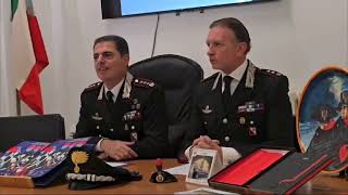 A Potenza presentato il calendario storico dei Carabinieri 2025 [upl. by Cailean623]